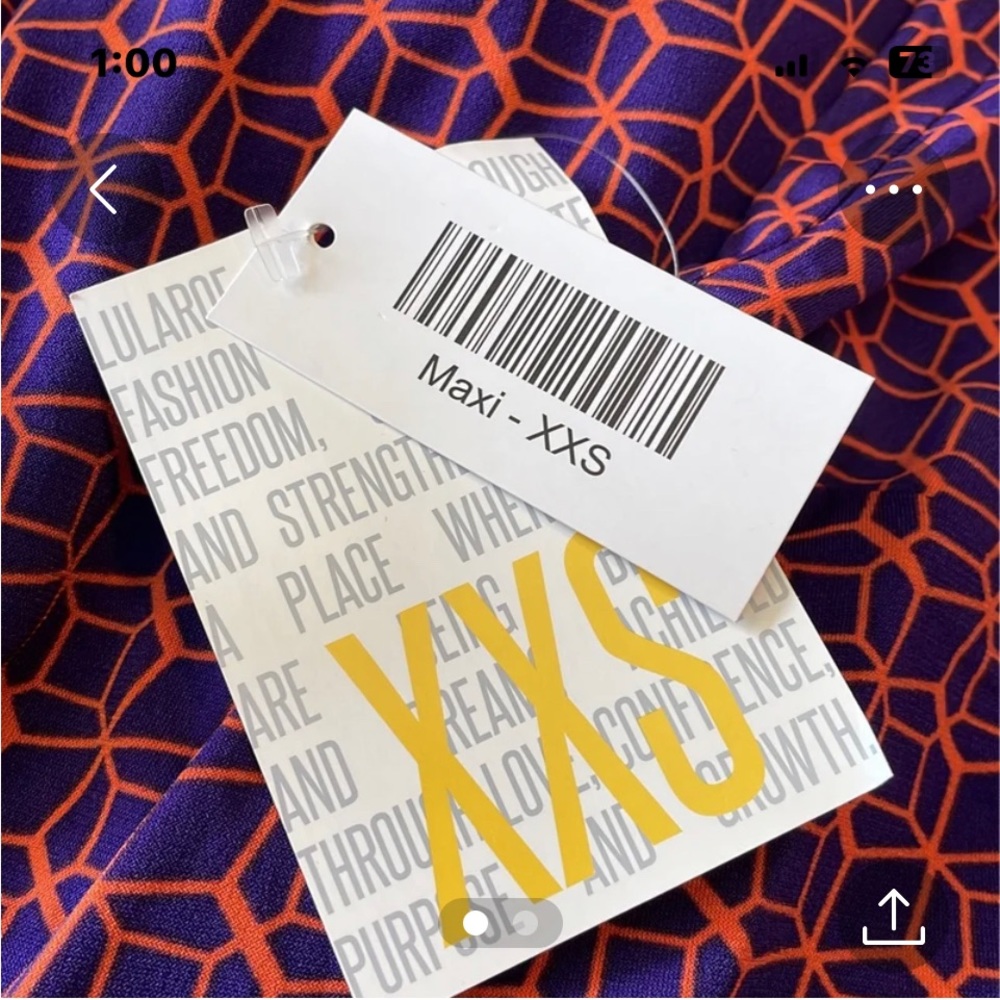 Women’s Lularoe maxi skirt